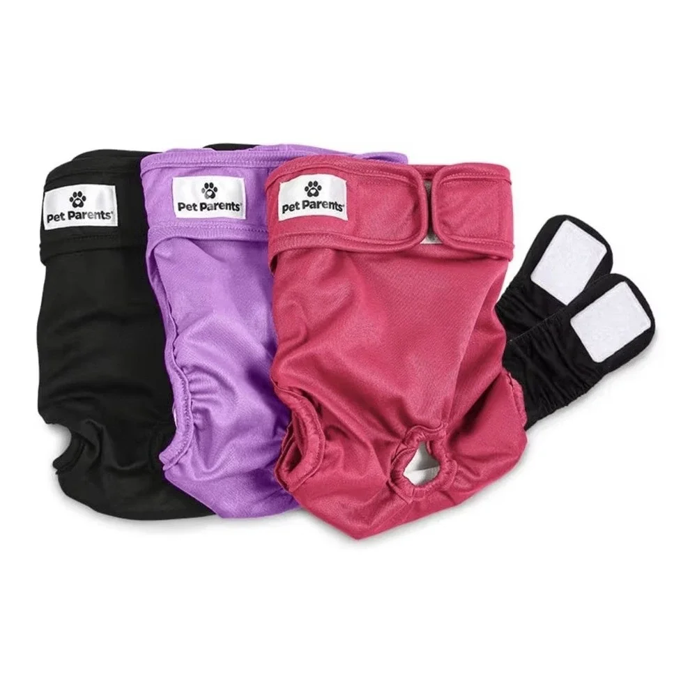 Pet Parents® Washable Dog Diapers (3pack) + Extendrs® of‎ Doggie Diapers Small